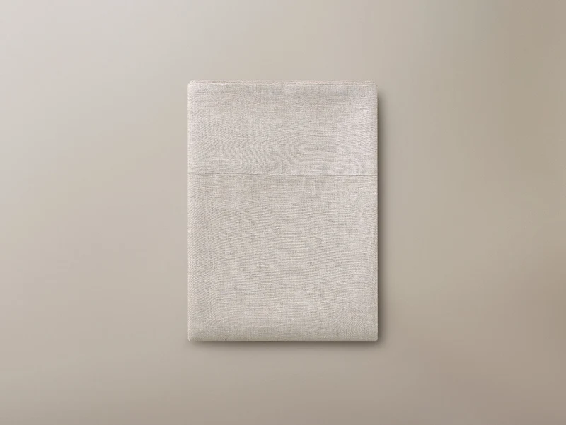 Pure Linen Flat Sheet - Oatmeal