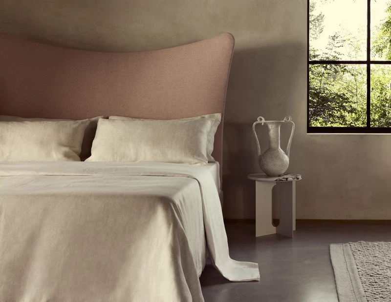 Pure Linen Flat Sheet - Oatmeal