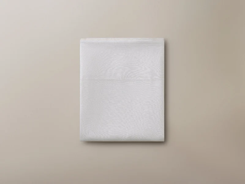 Linen & Tencel Flat Sheet - Soft White