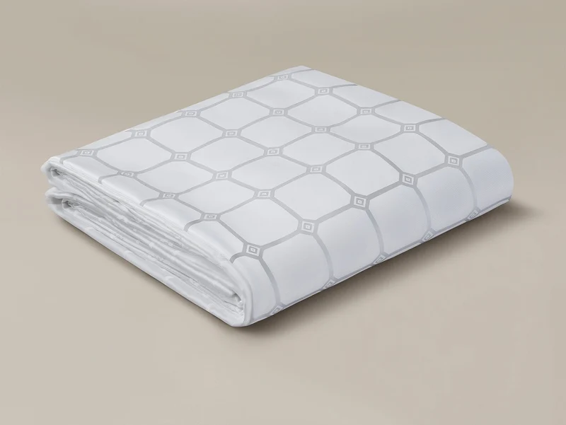 The Trellis Luxury Duvet Cover - White