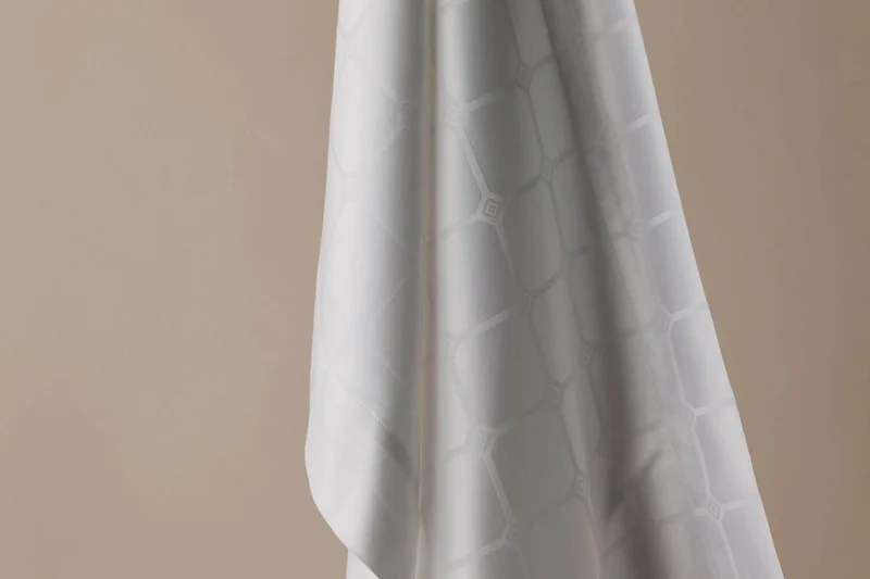 The Trellis Luxury Duvet Cover - White