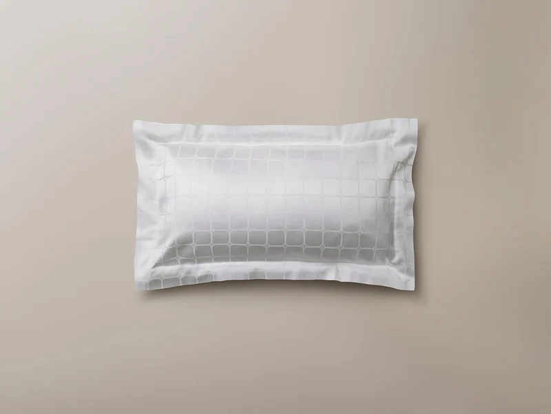 The Trellis Luxury Pillowcase - White