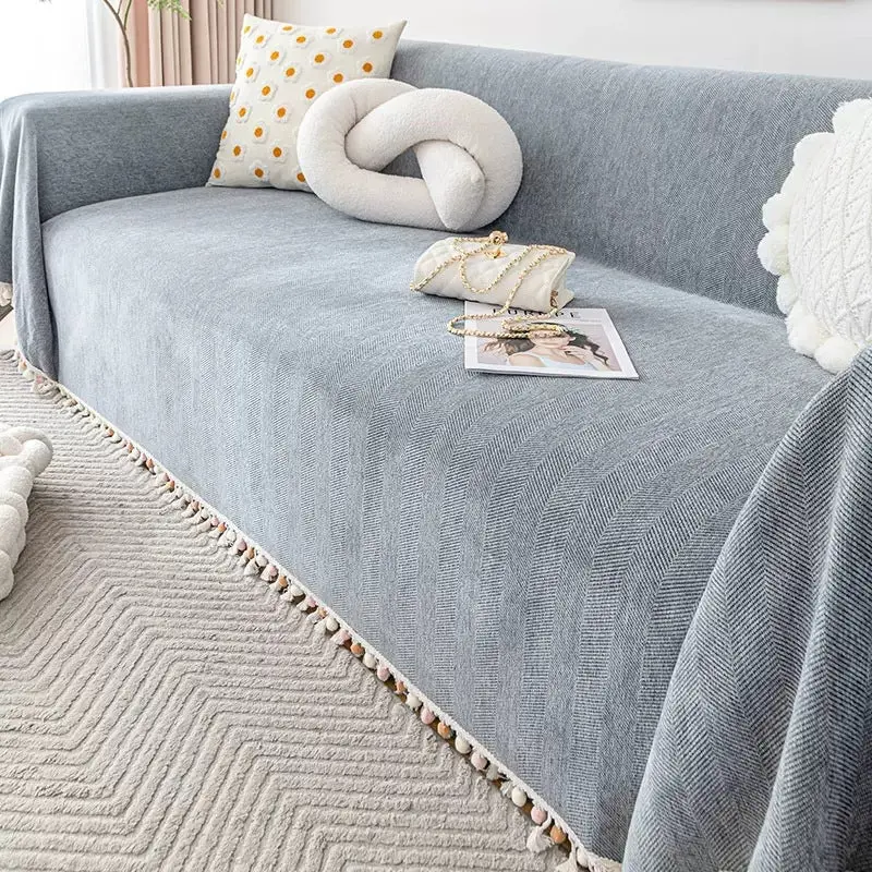 Plaid Canapé Chenille Moderne VERIA