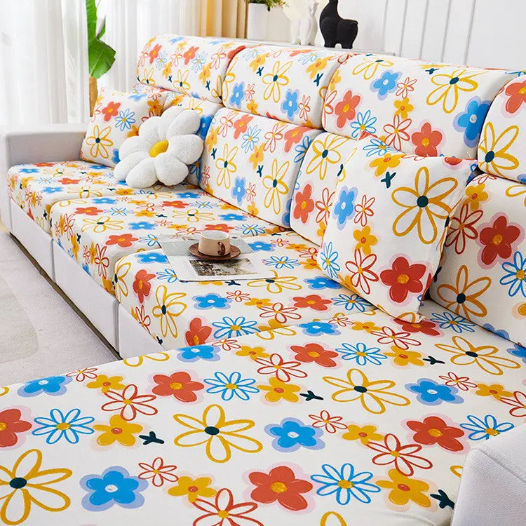 Housse Assise Canapé Imprimée SILKARA