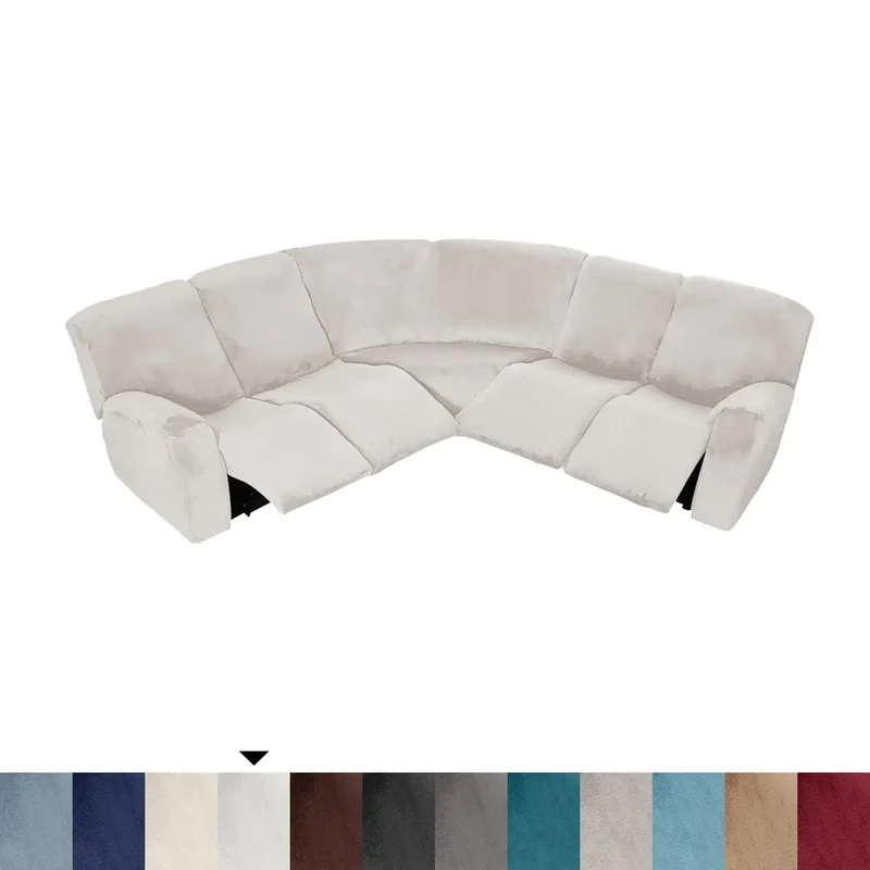 Housse Canapé Velours Moderne LUNARA