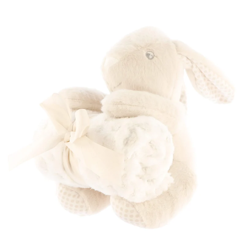 Couverture Et Peluche Lapin