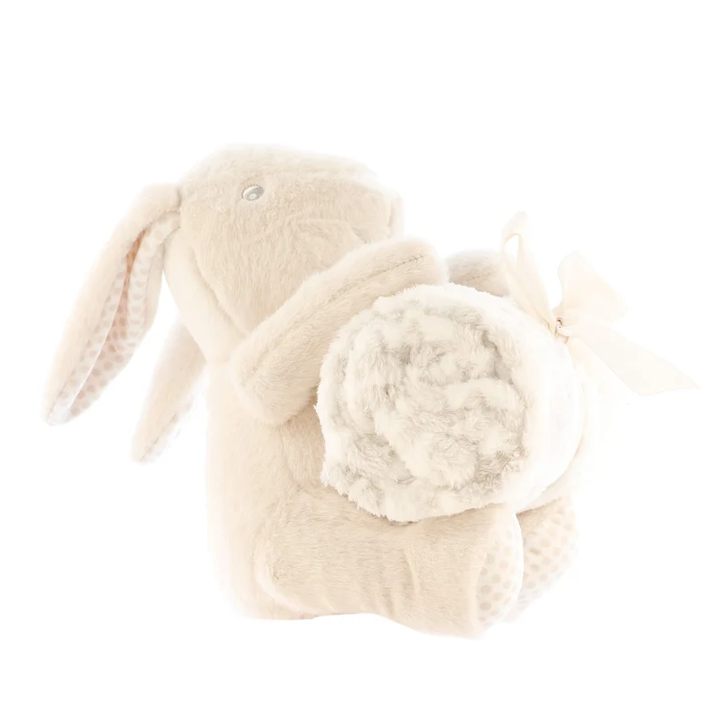 Couverture Et Peluche Lapin
