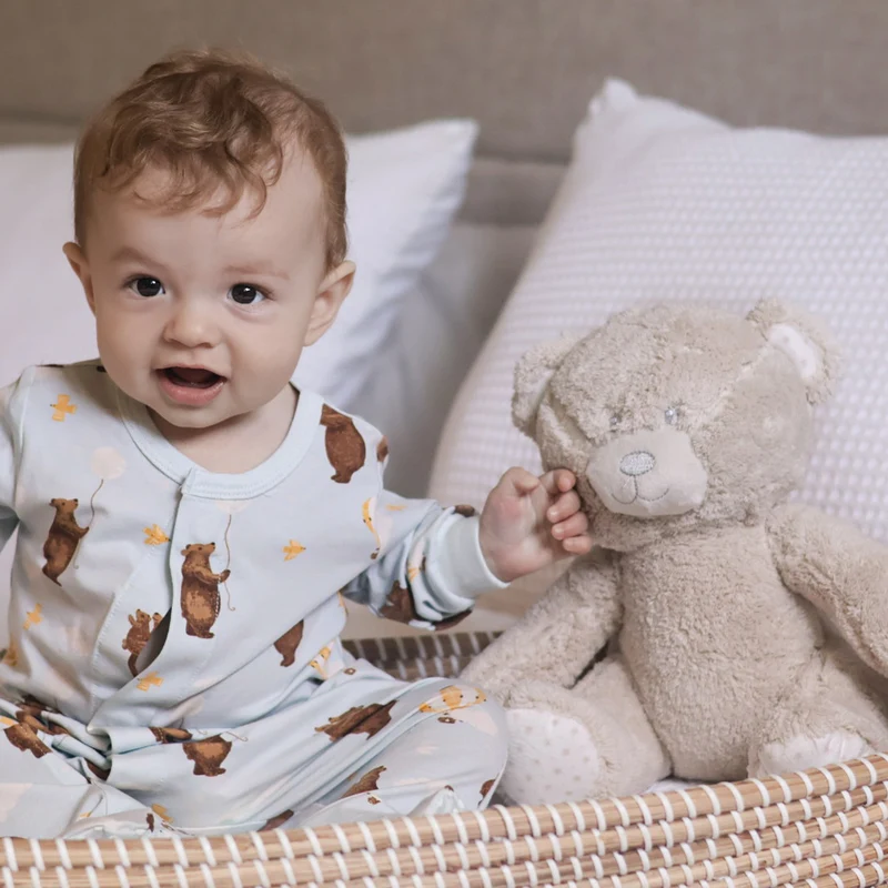 Couverture Et Peluche Ours