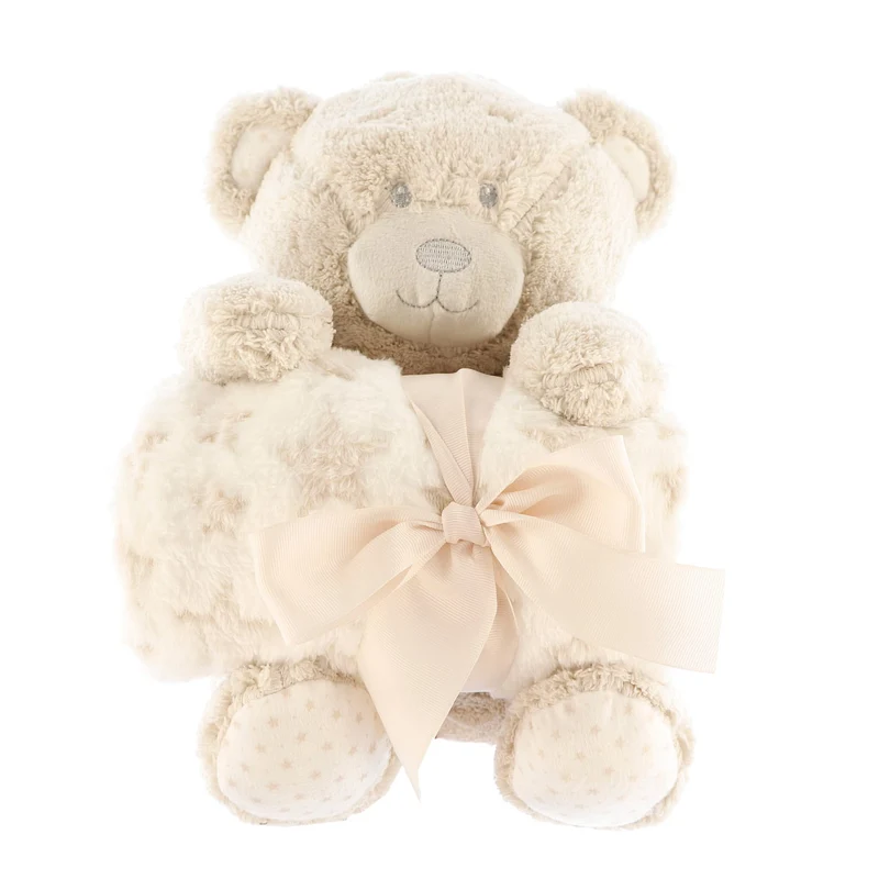 Couverture Et Peluche Ours