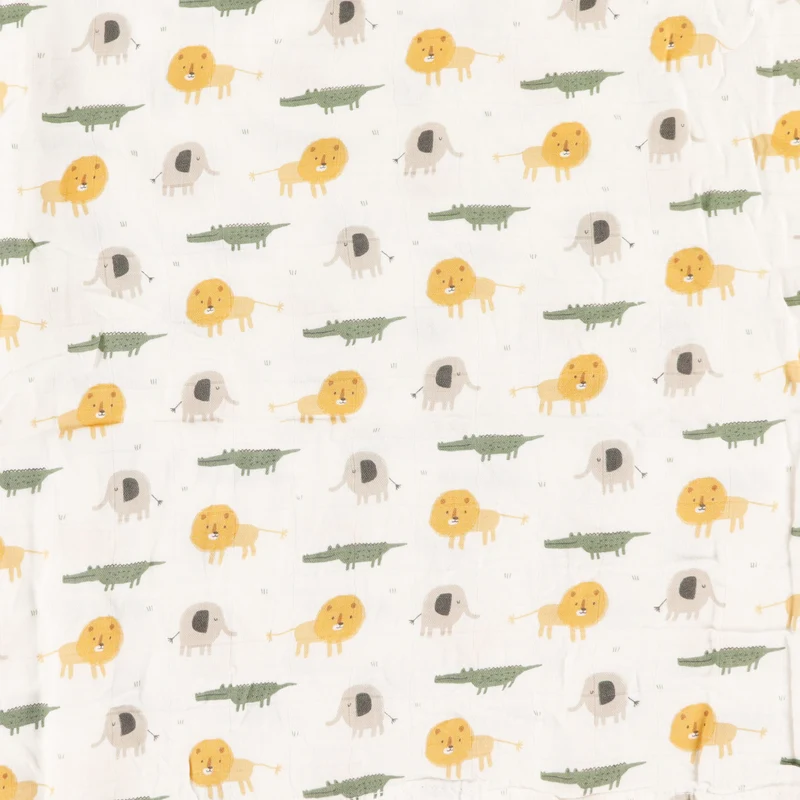 Couverture Mousseline Bambou - Safari