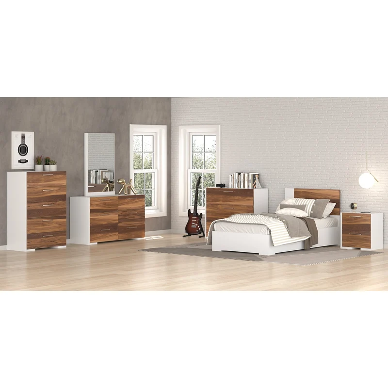 Lit Simple - Blanc Noyer