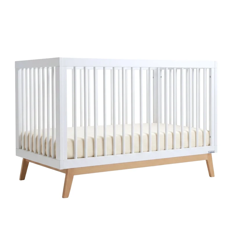 Couchette convertible 3-en-1 Soho - Blanc / Naturel