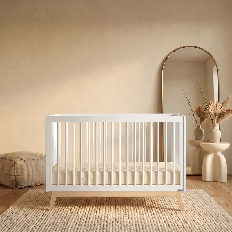 Couchette convertible 3-en-1 Soho - Blanc / Naturel