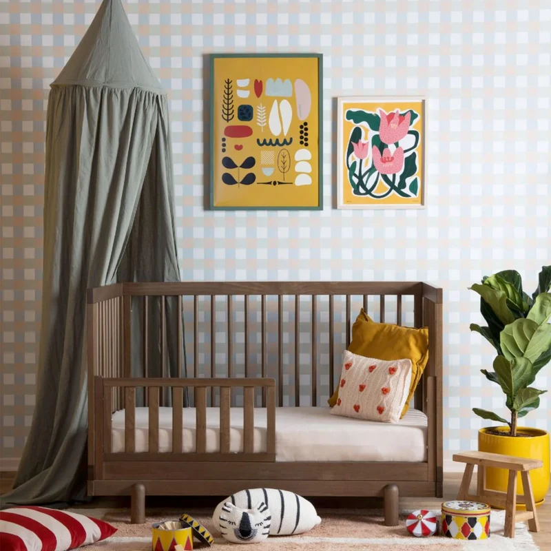 Couchette convertible 4 en 1 Bliss - Noyer