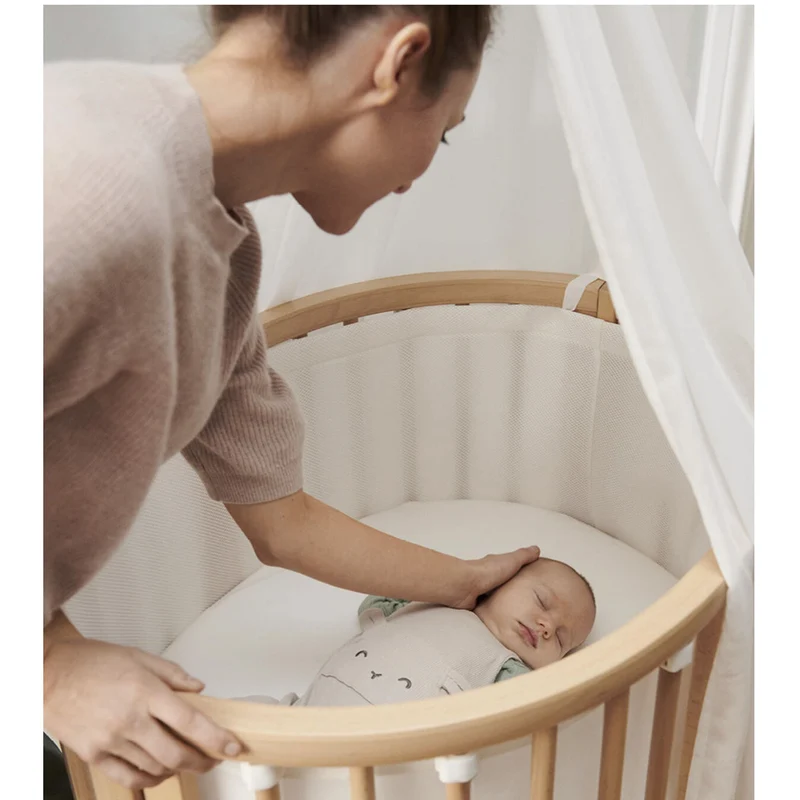 Mini Couchette Stokke® Sleepi™ V3 avec Matelas - Naturel