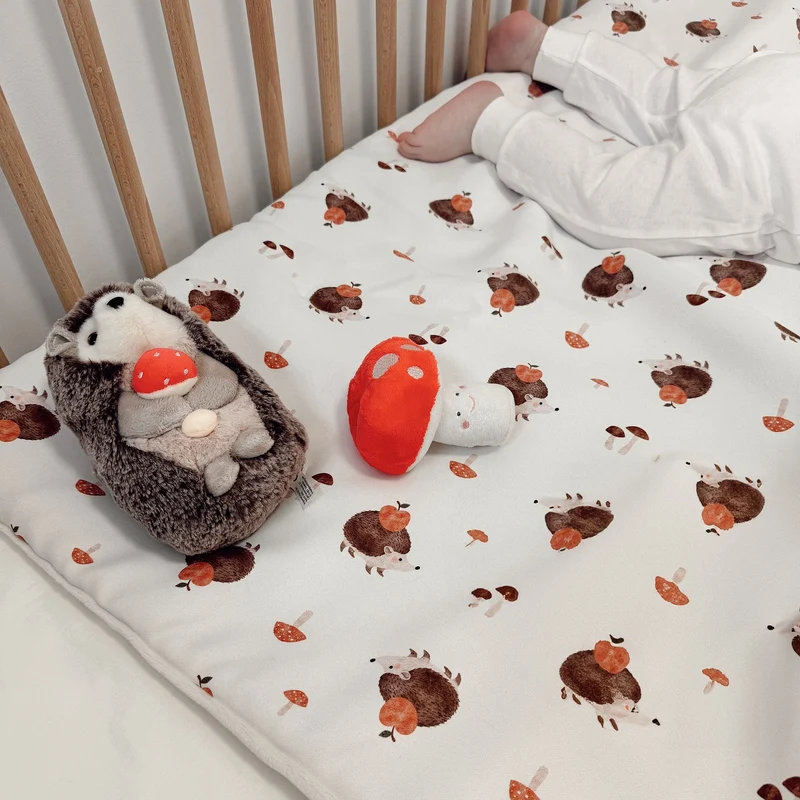 Literie 3 Morceaux Lit de bébé - Hérissons