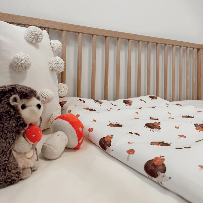 Literie 3 Morceaux Lit de bébé - Hérissons