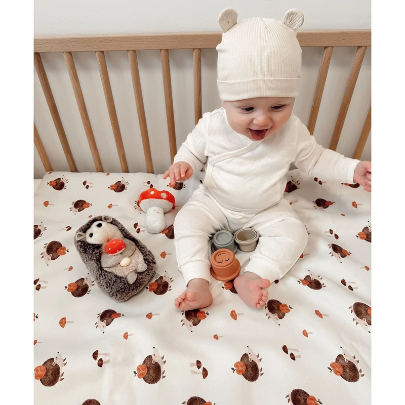 Literie 3 Morceaux Lit de bébé - Hérissons