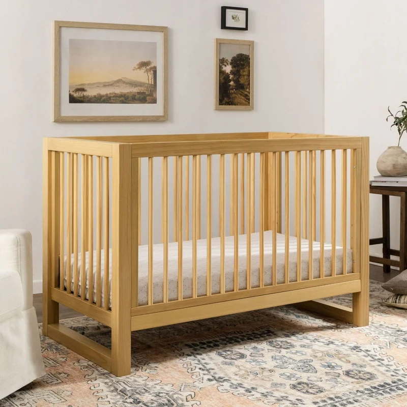 Couchette Convertible 3-en-1 Nantucket avec Kit de Conversion- Miel