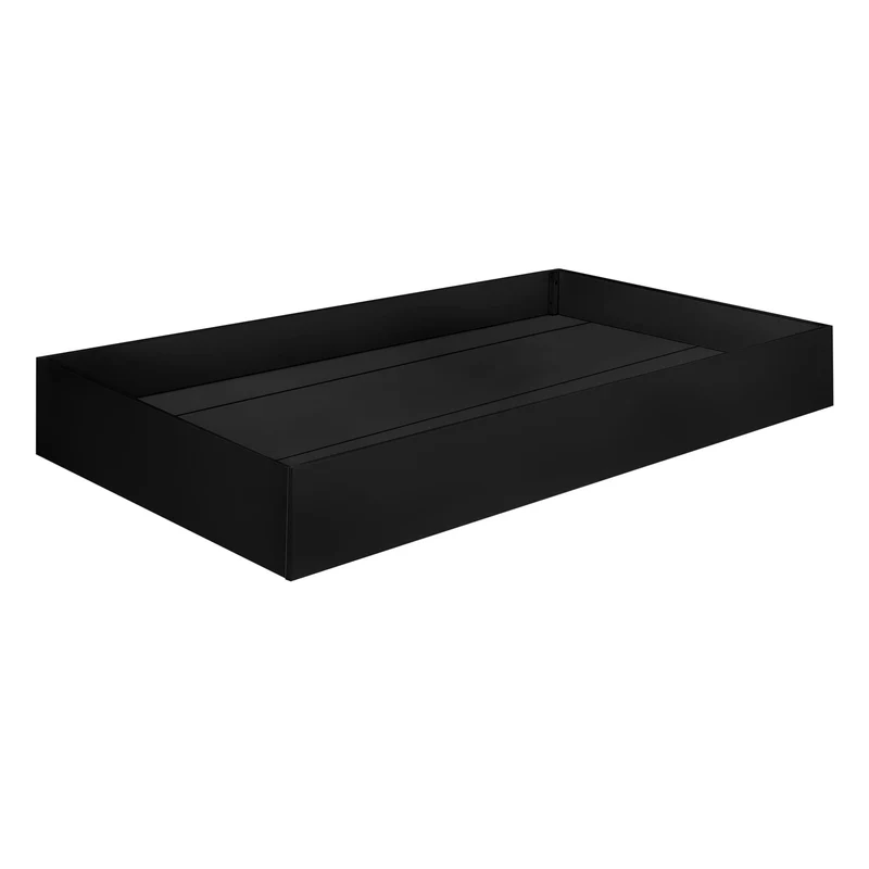 Tiroir de Rangement pour Lit Gigogne Simple Universel - Noir