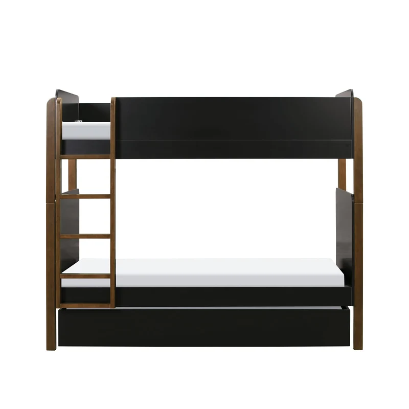 Tiroir de Rangement pour Lit Gigogne Simple Universel - Noir