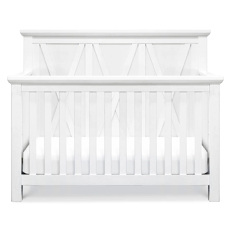 Couchette Évolutive 3 en 1 Emory Farmhouse - Blanc Lin