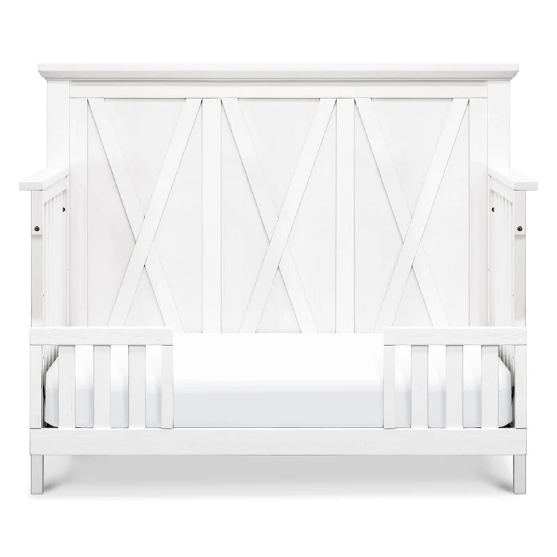 Couchette Évolutive 3 en 1 Emory Farmhouse - Blanc Lin