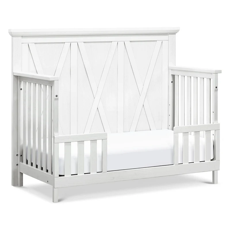 Couchette Évolutive 3 en 1 Emory Farmhouse - Blanc Lin