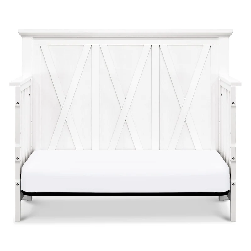 Couchette Évolutive 3 en 1 Emory Farmhouse - Blanc Lin