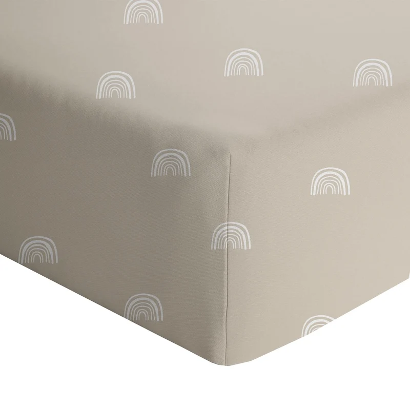 Drap Contour pour Lit de Bébé - Arc-En-Ciel