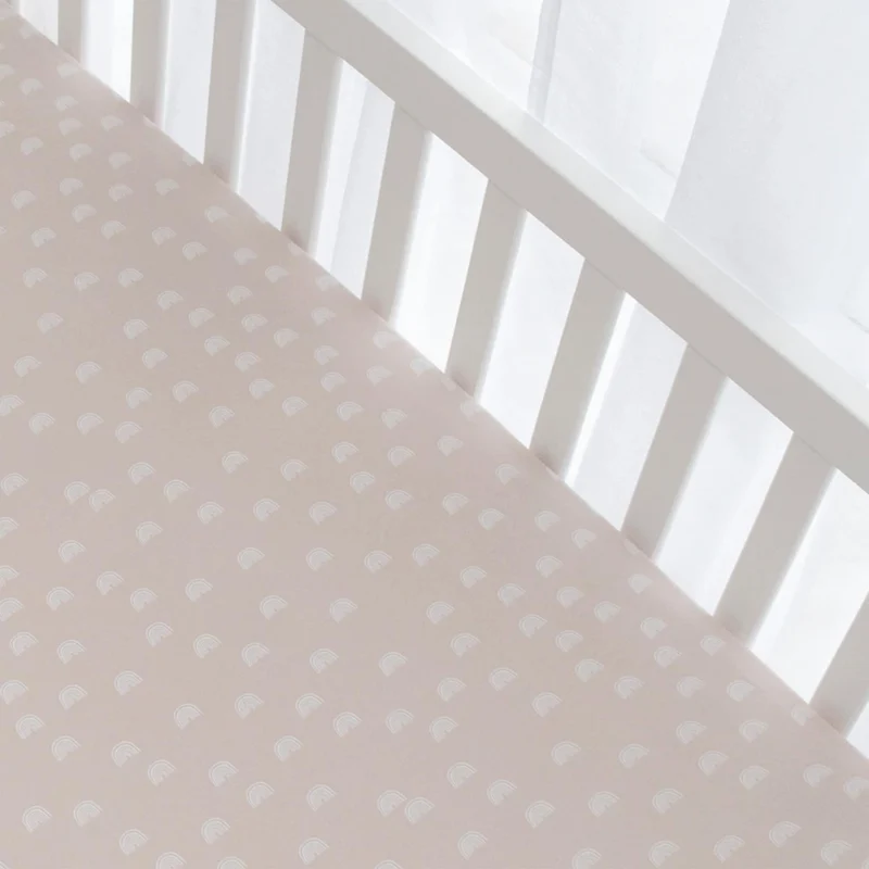 Drap Contour pour Lit de Bébé - Arc-En-Ciel
