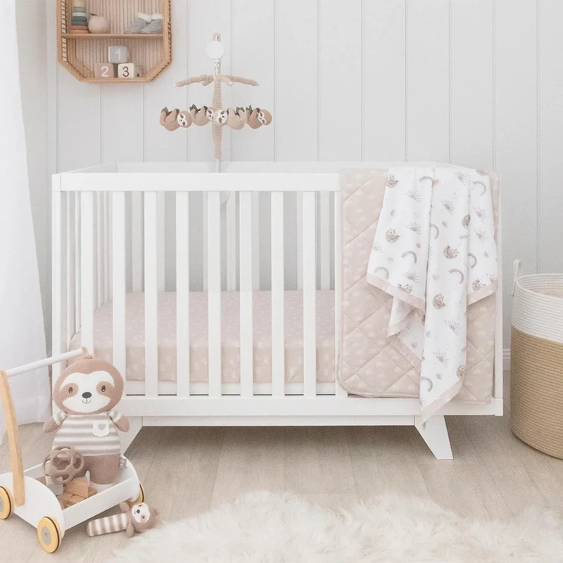 Drap Contour pour Lit de Bébé - Arc-En-Ciel