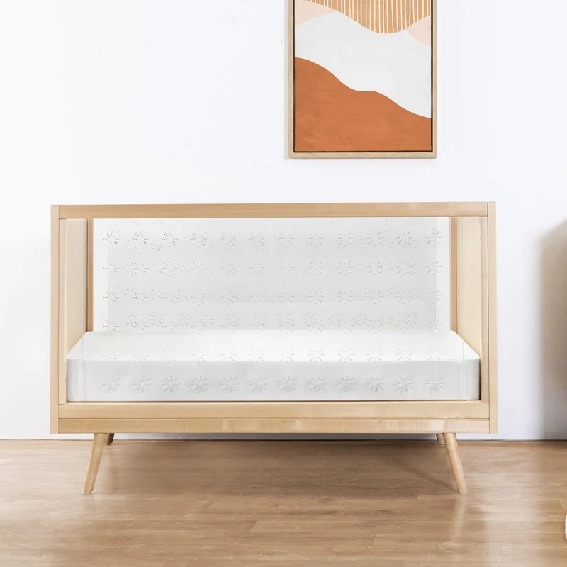 Couchette 3-en-1 Transparente Nifty - Acrylique / Bouleaux Naturel