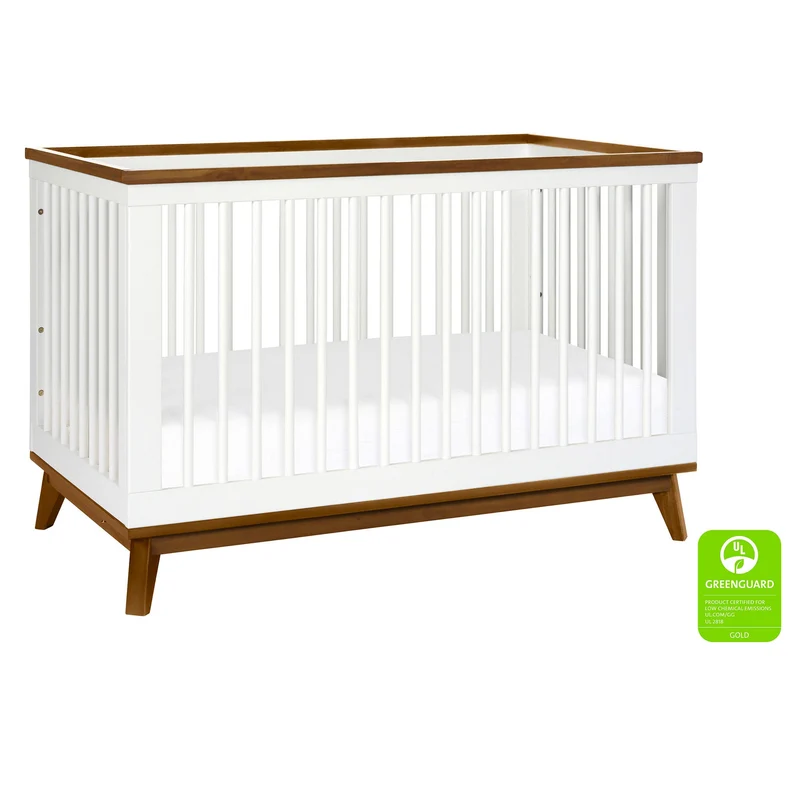 Couchette Convertible 3 en 1 Scoot - Blanc / Noyer