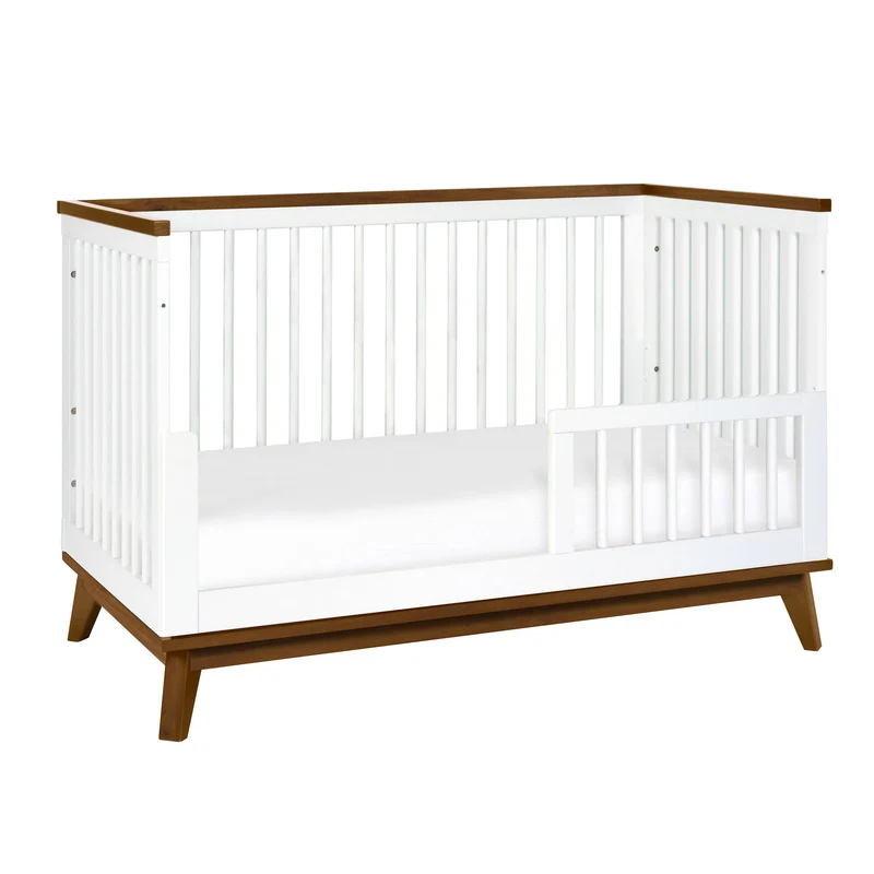 Couchette Convertible 3 en 1 Scoot - Blanc / Noyer