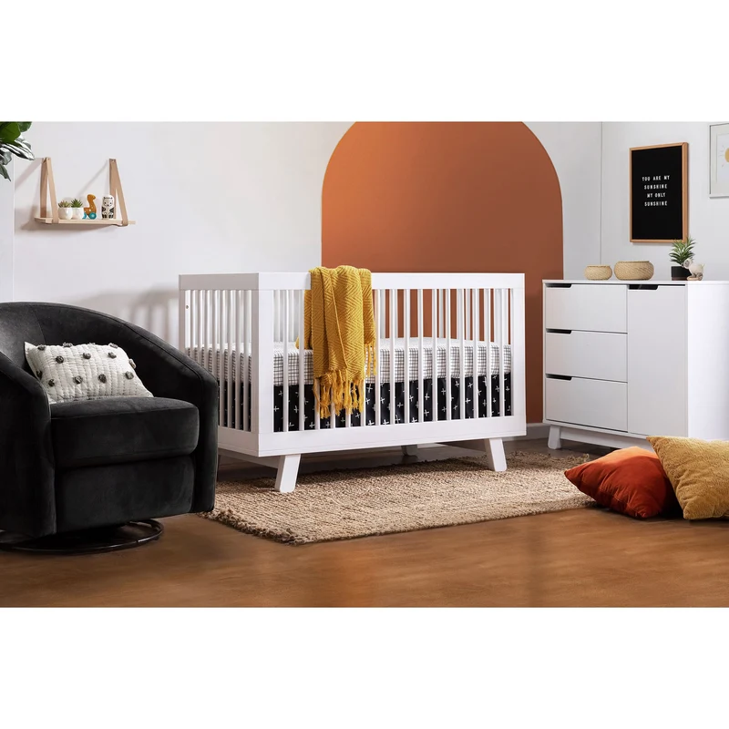Couchette Convertible 3 en 1 Hudson - Blanc