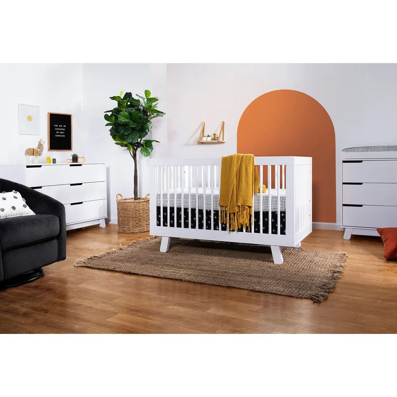 Couchette Convertible 3 en 1 Hudson - Blanc