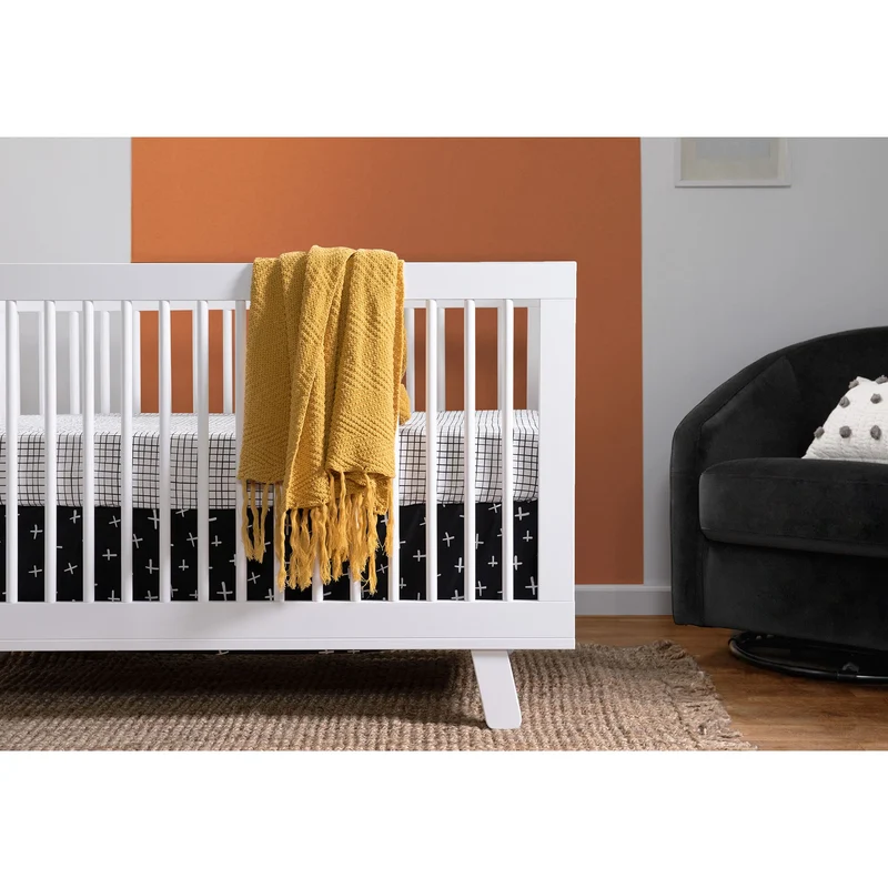 Couchette Convertible 3 en 1 Hudson - Blanc