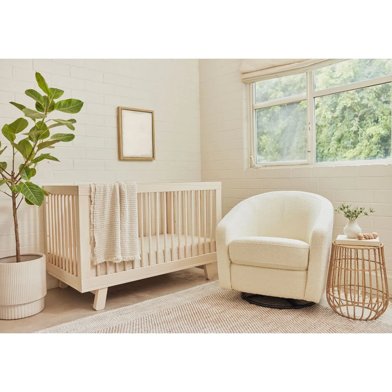 Couchette Convertible 3 en 1 Hudson - Naturel Lavé