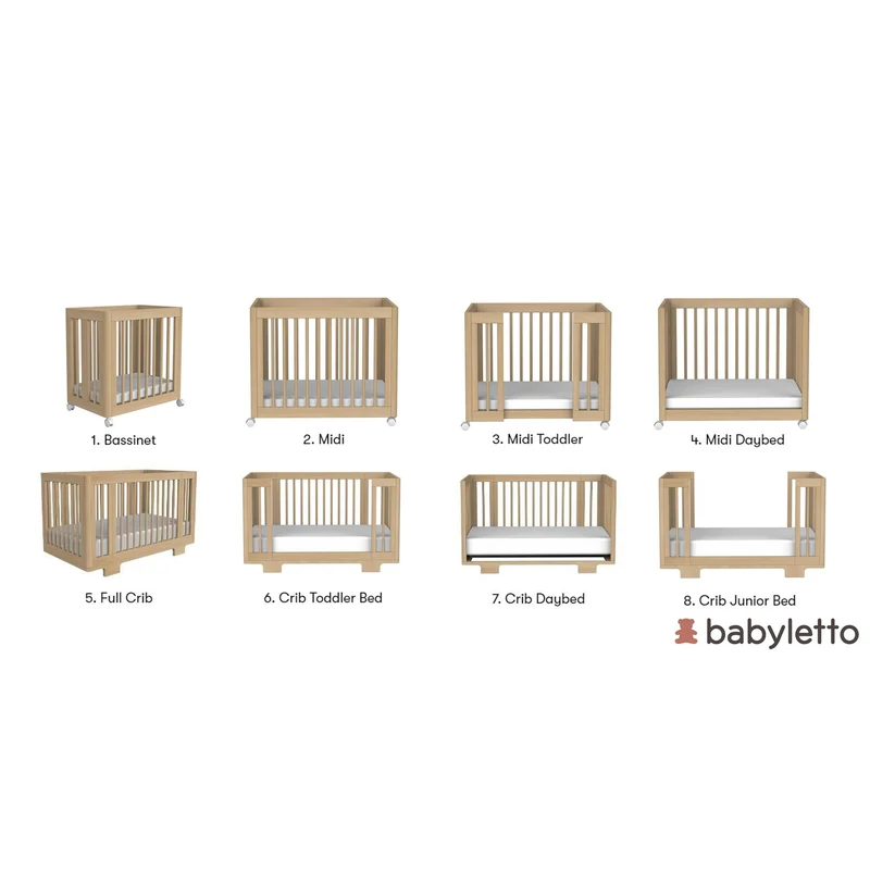 Couchette Convertible 8 en 1 Yuzu - Naturel