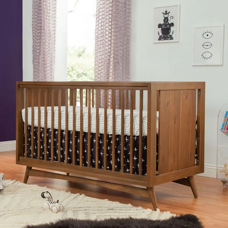 Couchette Convertible 3 en 1 Peggy - Noyer Naturel