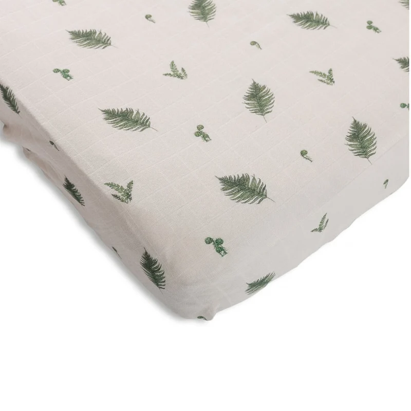 Drap Contour Couchette de Bébé - Fougère