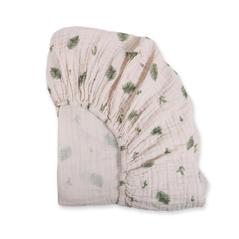Drap Contour Couchette de Bébé - Fougère