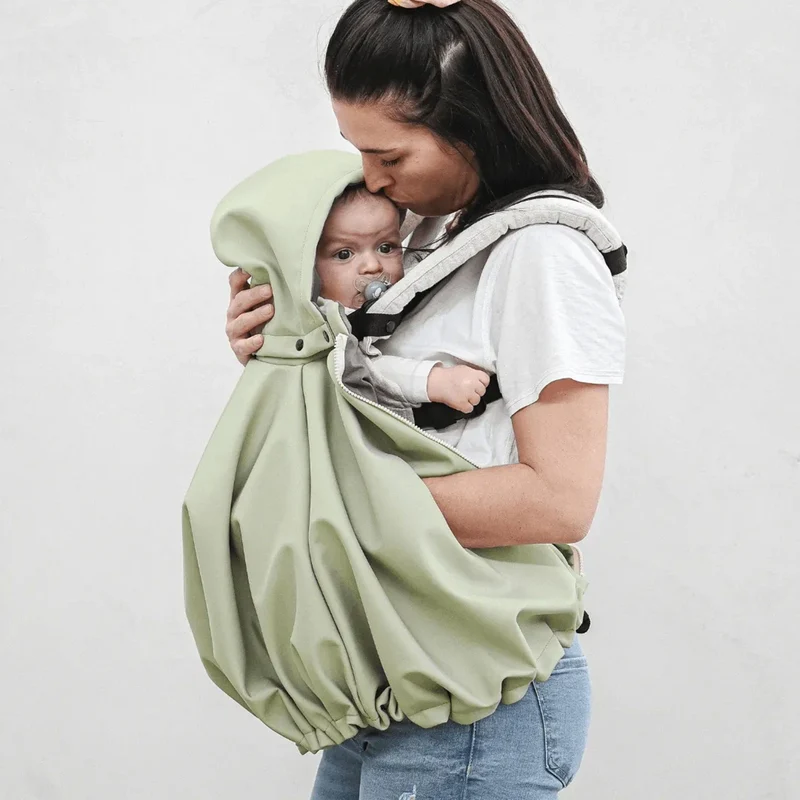 Housse Mi-Saison Poncho 3-en-1 - Pistache