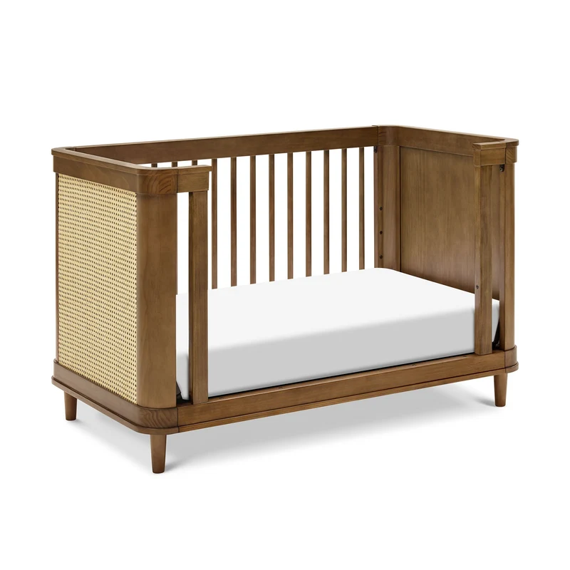 Couchette Convertible 3-en-1 Marin - Naturel Noyer