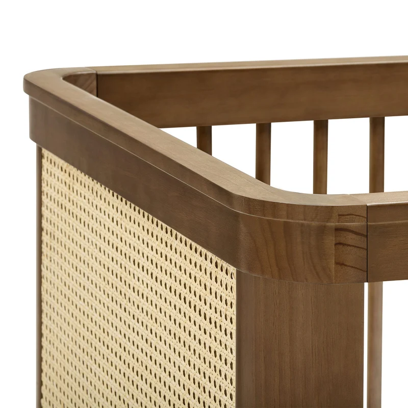 Couchette Convertible 3-en-1 Marin - Naturel Noyer