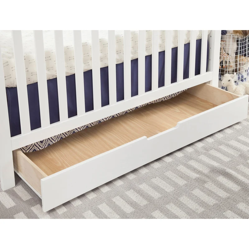 Couchette Convertible 4-en-1 Colby avec Tiroir Gigogne - Blanc