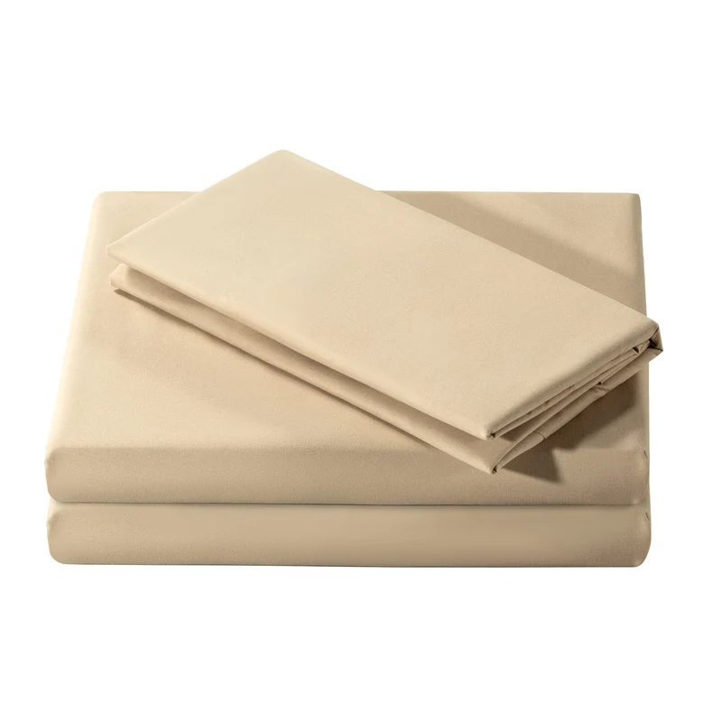 Ensemble Draps Lit Simple - Sable