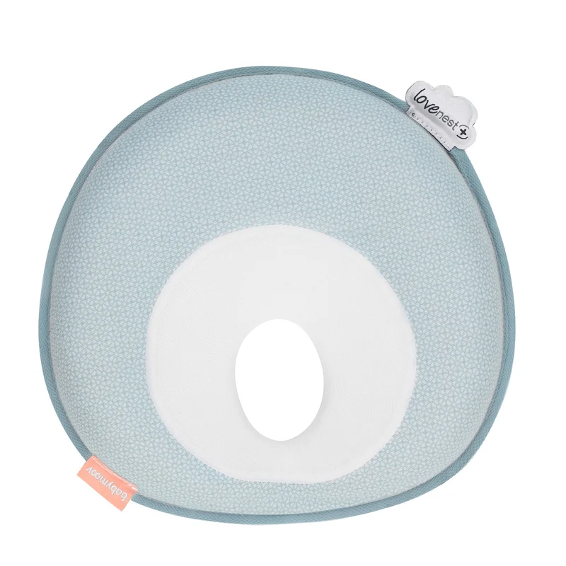 Coussin Lovenest + Fraicheur - Bleu Mosaïque