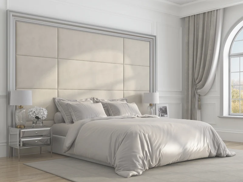 LOT DE DEUX TAIES PARIS SATIN COTON GRIS 300TC